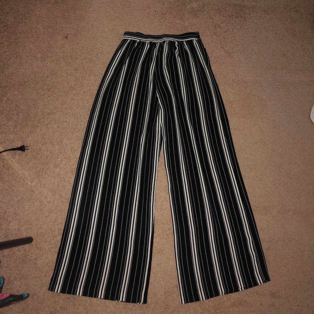 Takara Wide Legged Horizontal Striped Pants